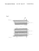 INTERCELLULAR SEPARATION STRUCTURE BODY AND LAMINATE TYPE SOLID SECONDARY     BATTERY PROVIDED WITH THE SAME diagram and image