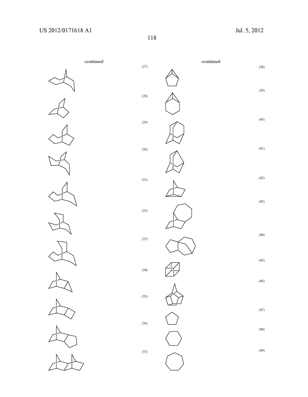ACTINIC-RAY- OR RADIATION-SENSITIVE RESIN COMPOSITION AND METHOD OF     FORMING A PATTERN USING THE SAME - diagram, schematic, and image 119