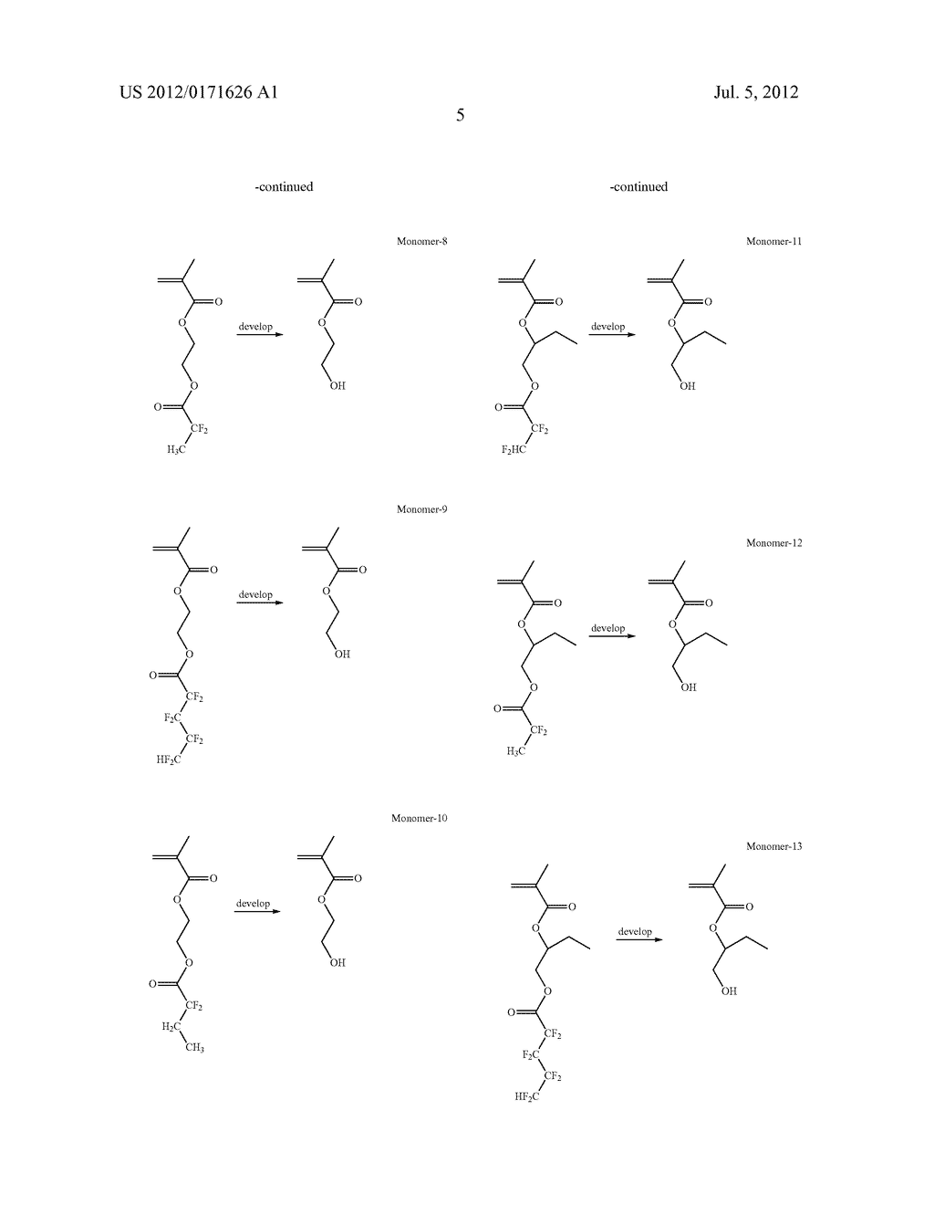 COMPOSITIONS COMPRISING BASE-REACTIVE COMPONENT AND PROCESSES FOR     PHOTOLITHOGRAPHY - diagram, schematic, and image 06