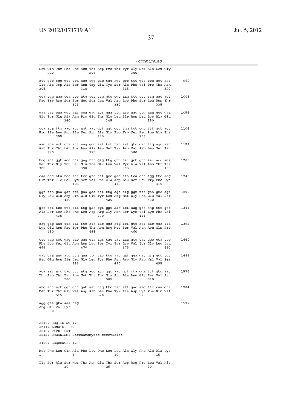 USE OF SACCHAROMYCES CEREVISIAE SUC2 GENE IN YARROWIA LIPOLYTICA FOR     SUCROSE UTILIZATION - diagram, schematic, and image 47