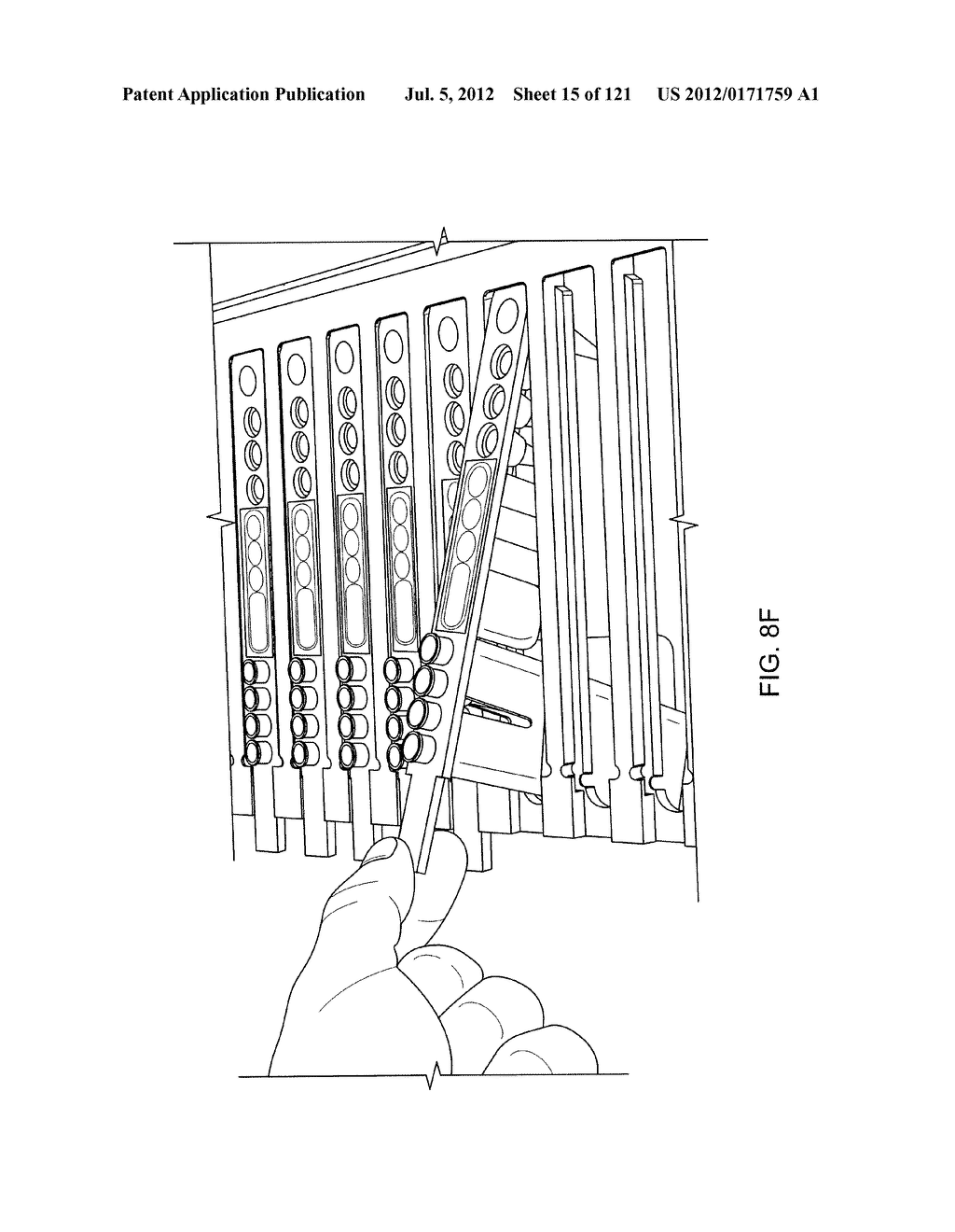 INTEGRATED APPARATUS FOR PERFORMING NUCLEIC ACID EXTRACTION AND DIAGNOSTIC     TESTING ON MULTIPLE BIOLOGICAL SAMPLES - diagram, schematic, and image 16