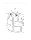 FLOTATION DEVICE WITH WATERPROOF SPEAKERS AND POCKET diagram and image