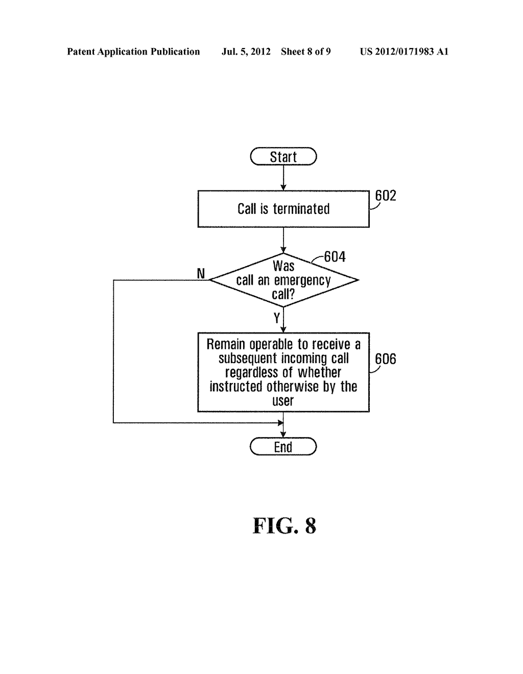 HANDLING EMERGENCY CALLS ON AN ELECTRONIC DEVICE - diagram, schematic, and image 09