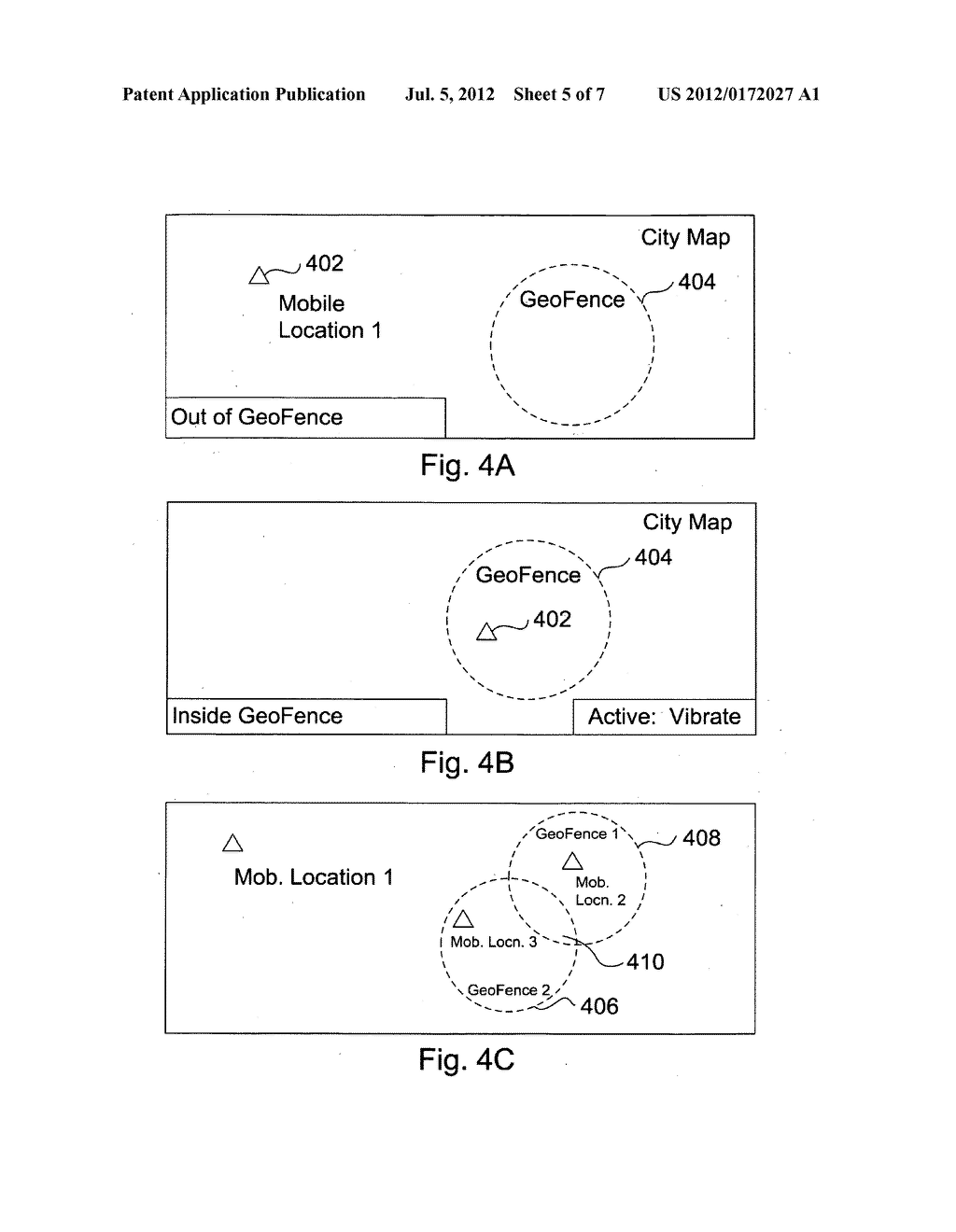 Use of geofences for location-based activation and control of services - diagram, schematic, and image 06