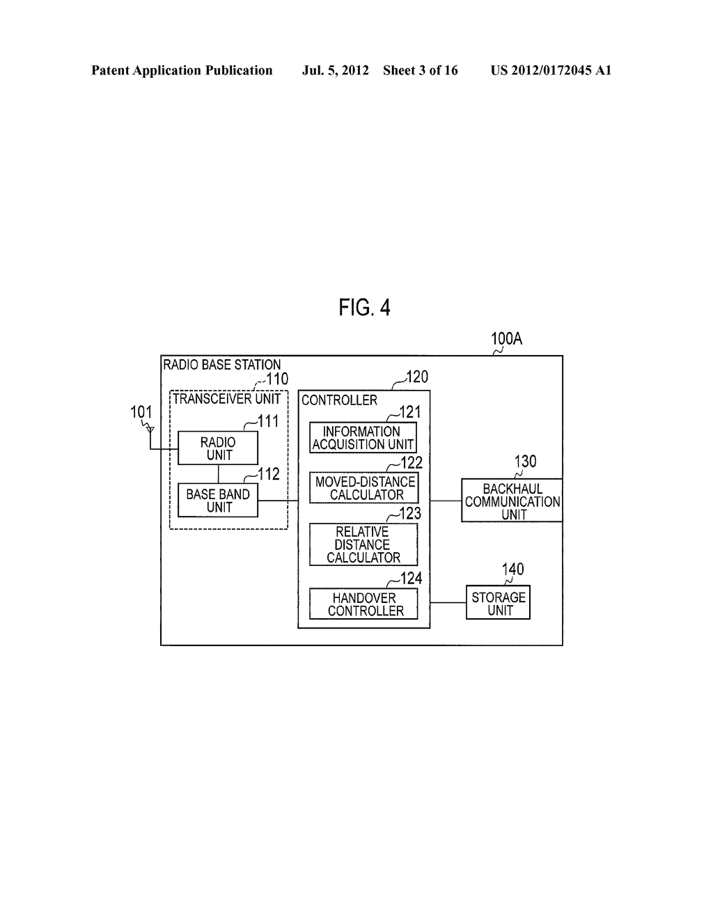 RADIO COMMUNICATION SYSTEM, RADIO BASE STATION, AND HANDOVER CONTROL     METHOD - diagram, schematic, and image 04