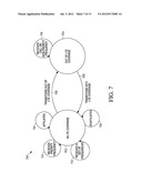 METHODS FOR COORDINATING WIRELESS COVERAGE BETWEEN DIFFERENT WIRELESS     NETWORKS FOR MEMBERS OF A COMMUNICATION GROUP diagram and image