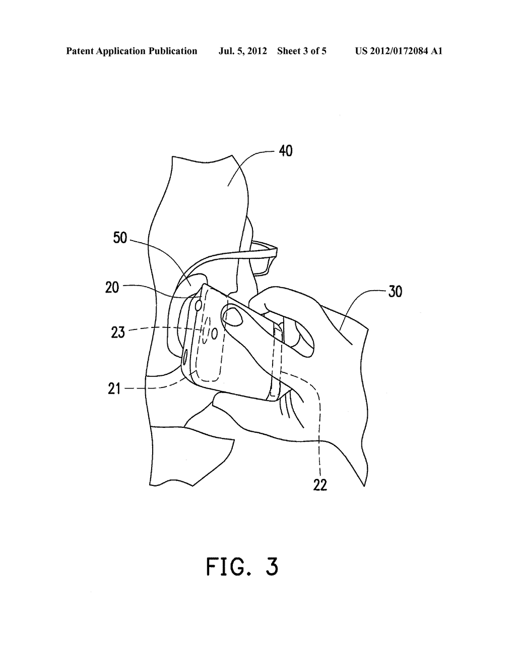 MOBILE COMMUNICATION DEVICE AND METHOD FOR TRANSCEIVING DATA AND VOICE     THEREOF - diagram, schematic, and image 04