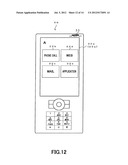 INPUT RECEIVING DEVICE, INPUT RECEIVING METHOD, RECORDING MEDIUM, AND     MOBILE COMMUNICATION TERMINAL diagram and image