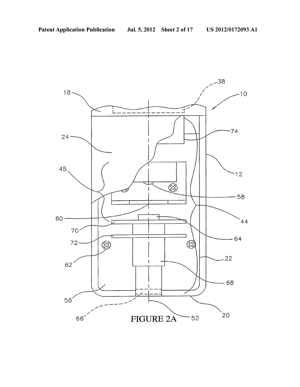 PORTABLE PHONE HAVING ELECTRO OPTIC IMAGE PROJECTION SYSTEM AND     ORIENTATION SENSING DEVICE - diagram, schematic, and image 03