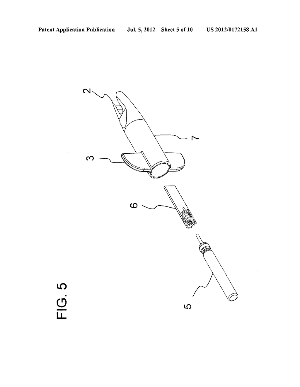DETACHABLE APPARATUS FOR SECURING A TRANSMITTING DEVICE FOR USE WITH A     HUNTING ARROW FOR TRACKING GAME - diagram, schematic, and image 06
