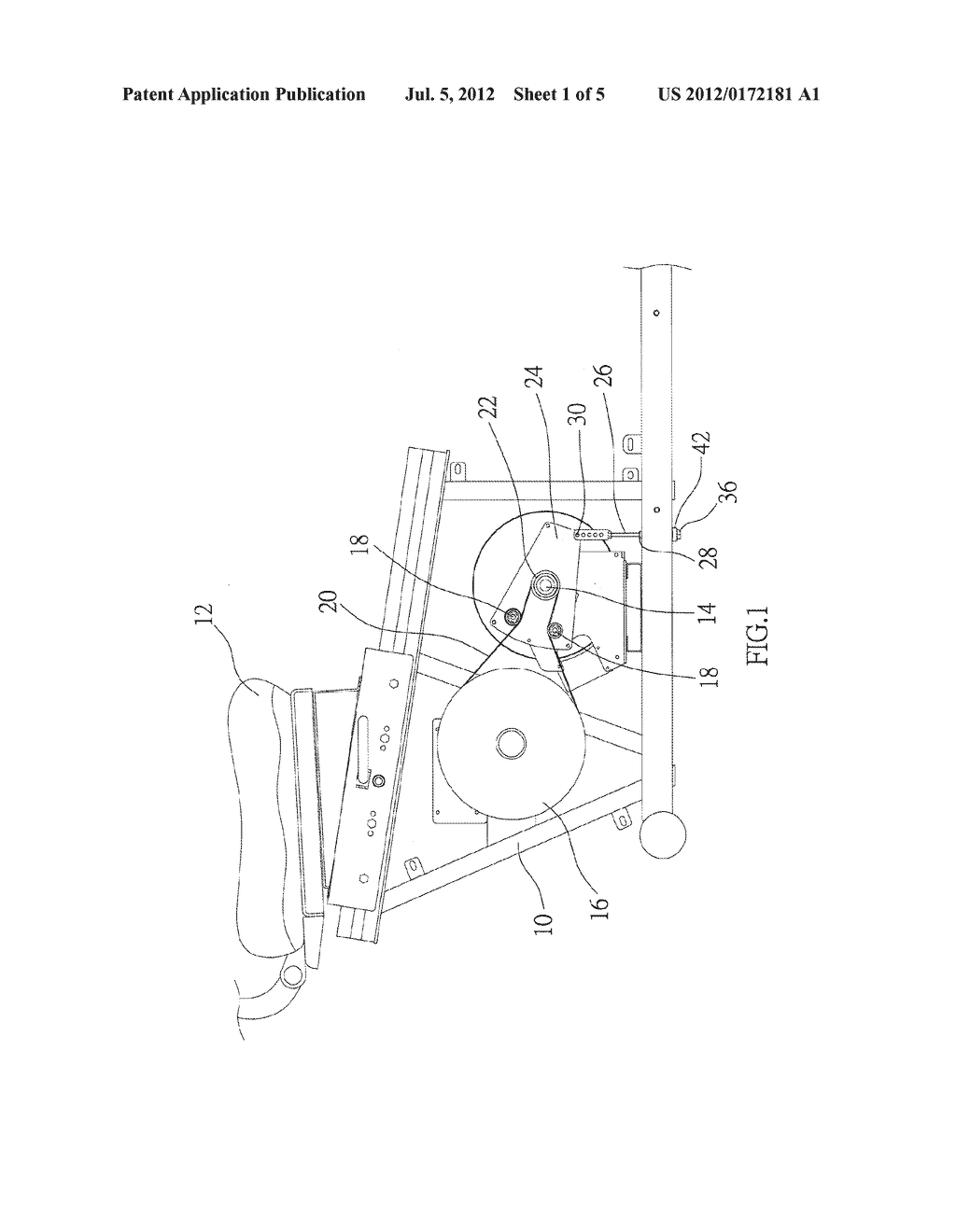 IDLER ADJUSTING APPARATUS OF EXERCISE MACHINE - diagram, schematic, and image 02