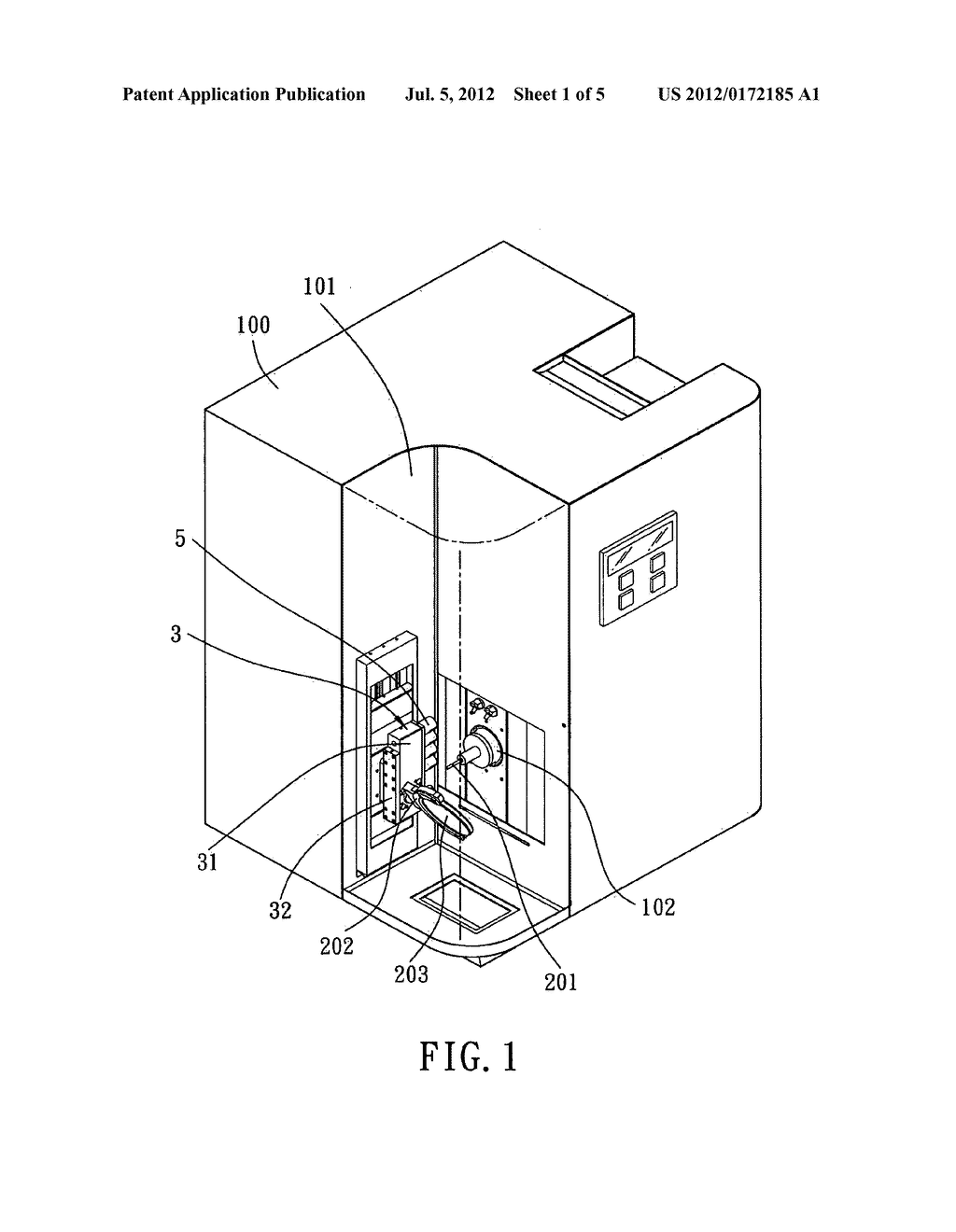 Tool magazine device for a machine tool - diagram, schematic, and image 02