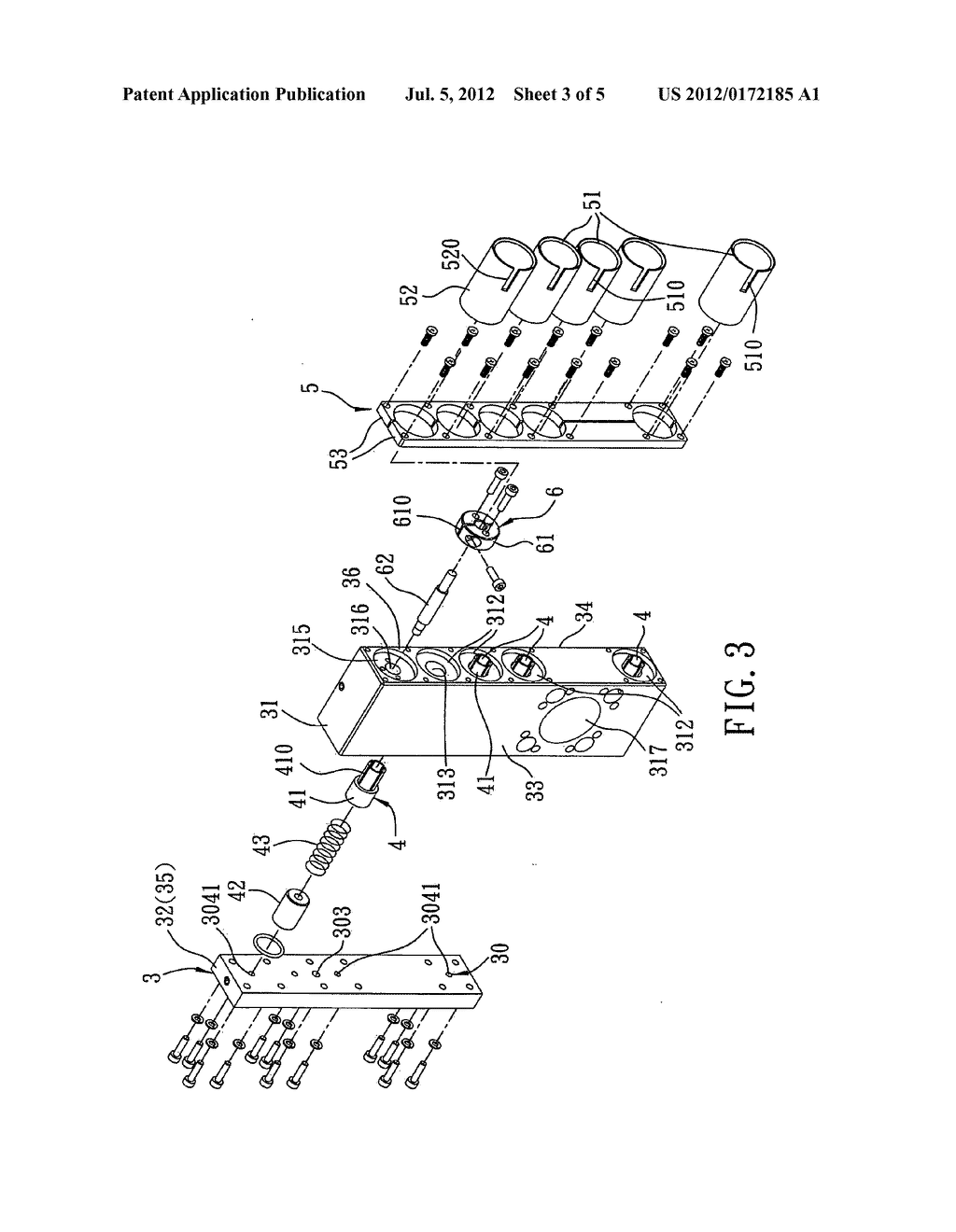 Tool magazine device for a machine tool - diagram, schematic, and image 04