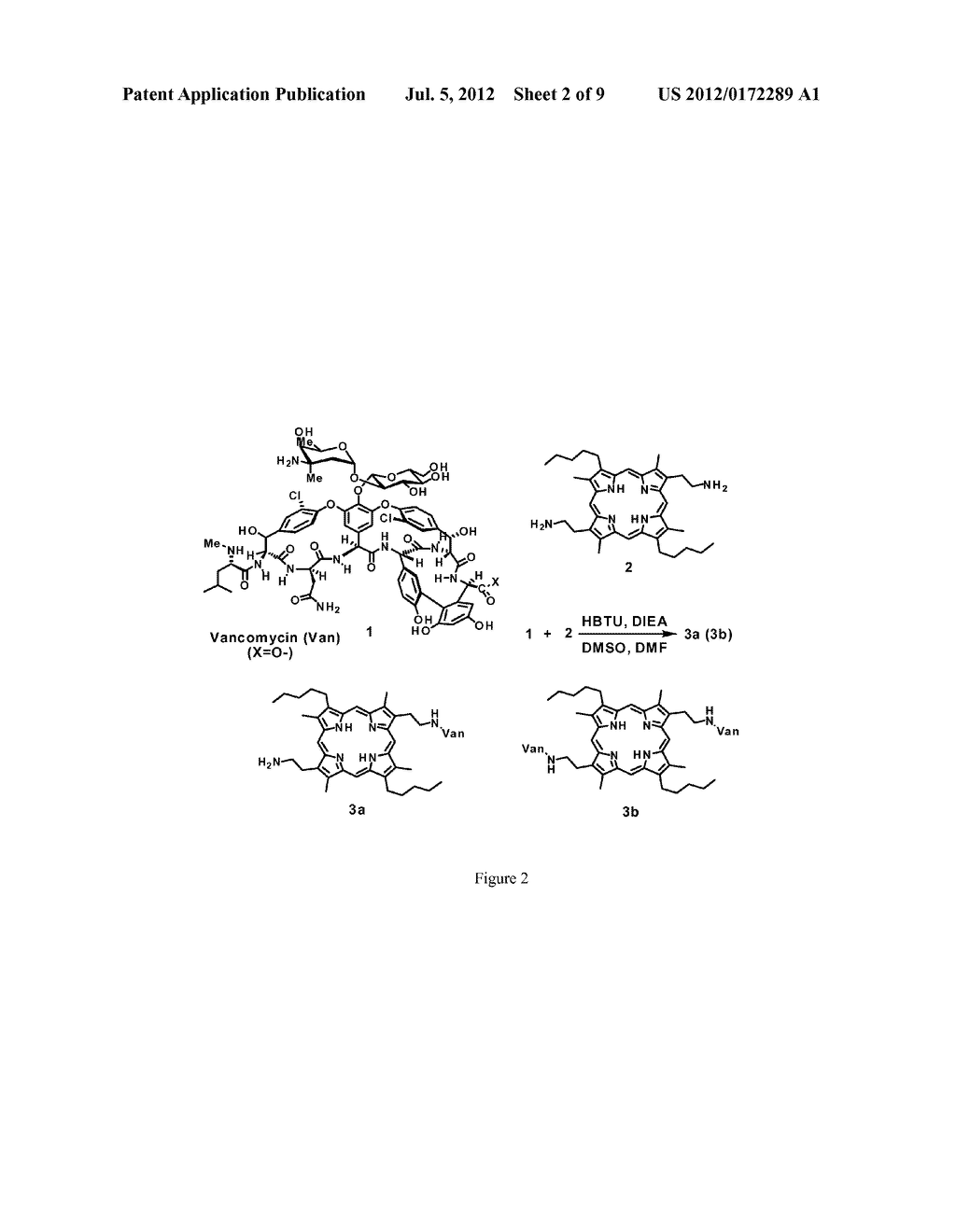 MULTIFUNCTIONAL GLYCOPEPTIDE ANTIBIOTIC DERIVATIVES FOR FLUORESCENT     IMAGING AND PHOTOACTIVE ANTIMICROBIAL THERAPY - diagram, schematic, and image 03