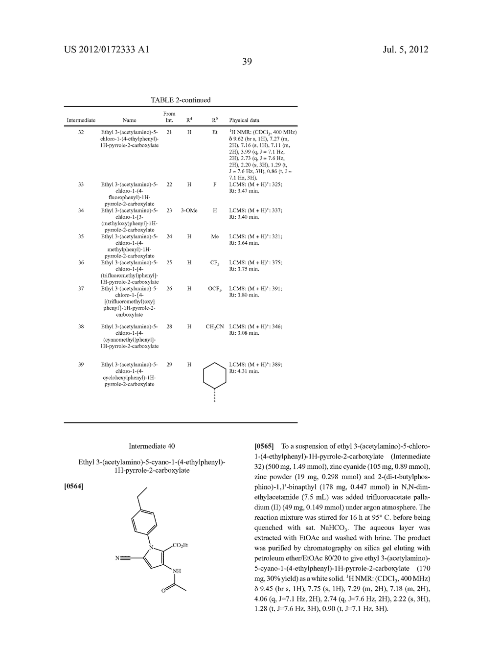 PYRROLO-PYRIDINE DERIVATIVES AS ACTIVATORS OF AMPK - diagram, schematic, and image 40