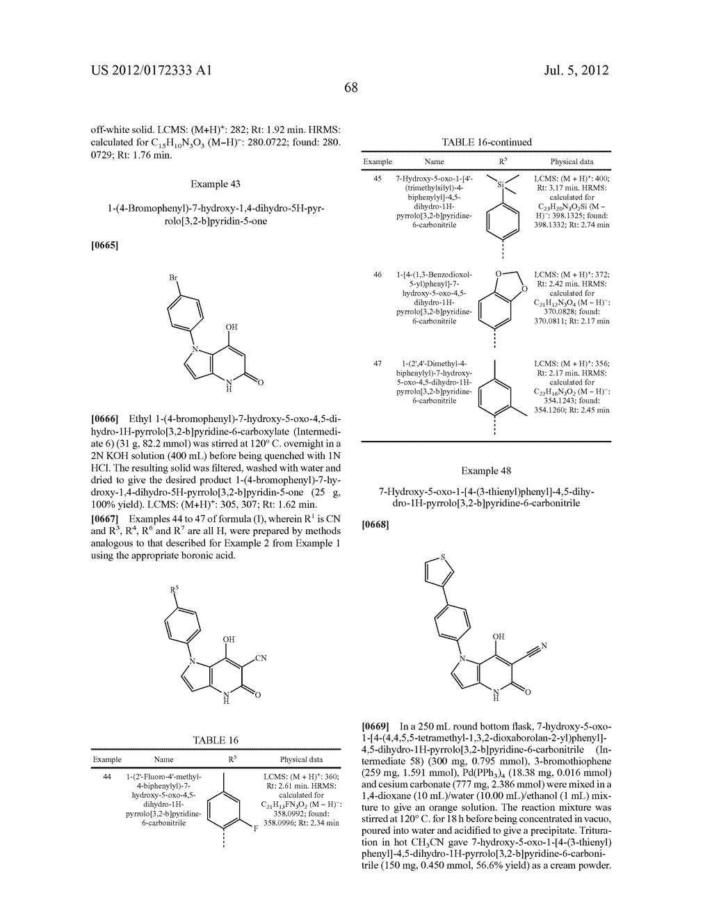 PYRROLO-PYRIDINE DERIVATIVES AS ACTIVATORS OF AMPK - diagram, schematic, and image 69