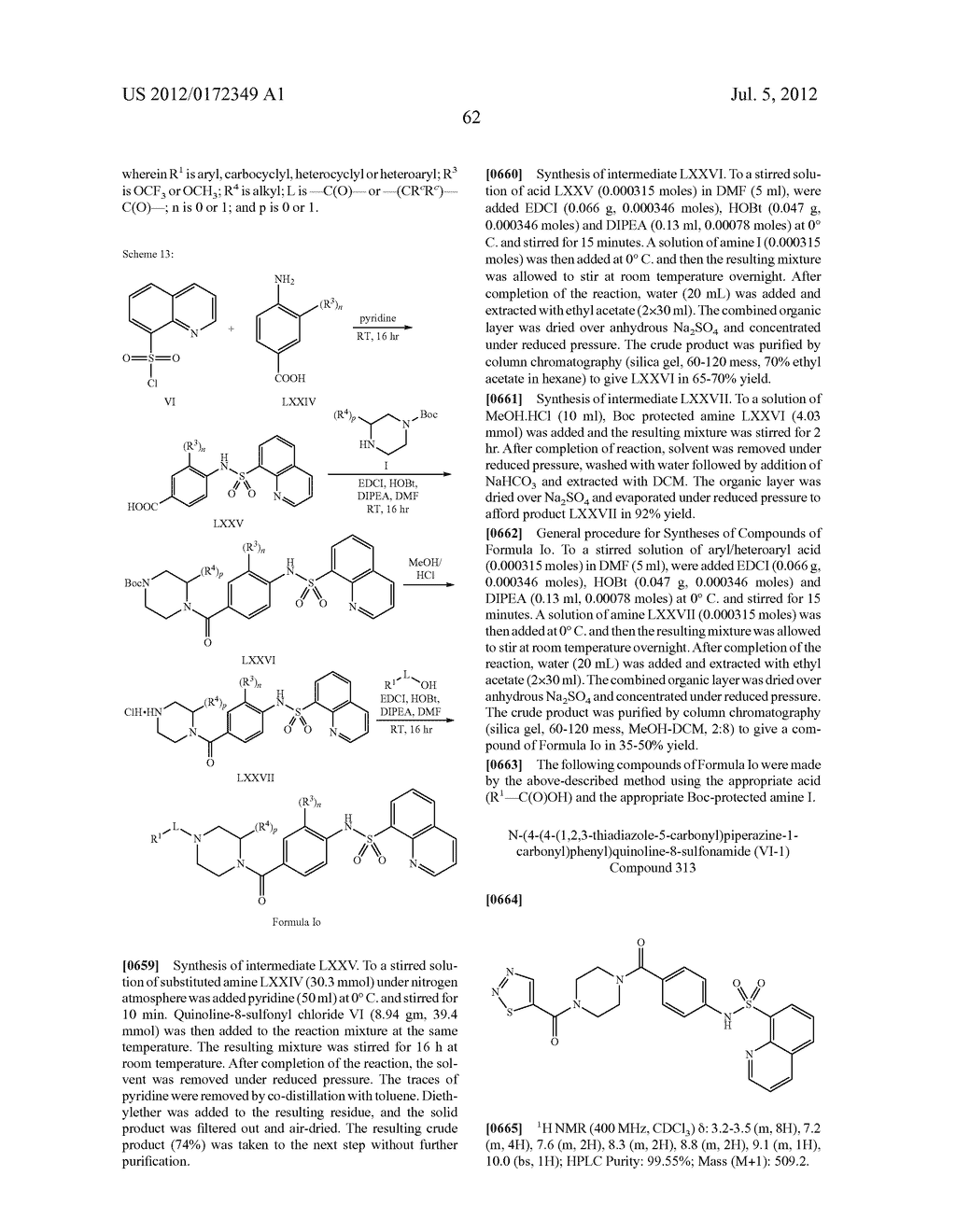 THERAPEUTIC COMPOUNDS AND COMPOSITIONS - diagram, schematic, and image 63