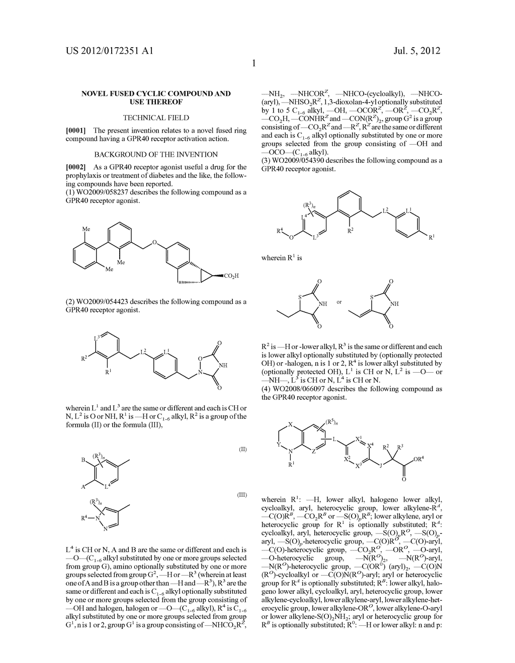 NOVEL FUSED CYCLIC COMPOUND AND USE THEREOF - diagram, schematic, and image 02