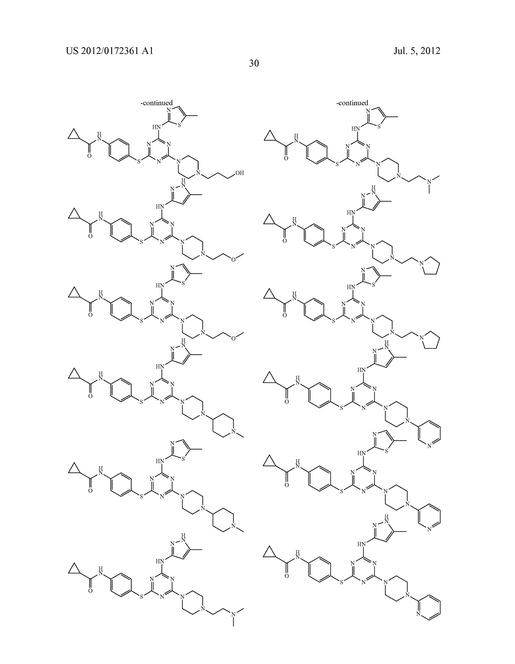 TRIAZINE DERIVATIVES AND THEIR THERAPEUTICAL APPLICATIONS - diagram, schematic, and image 31