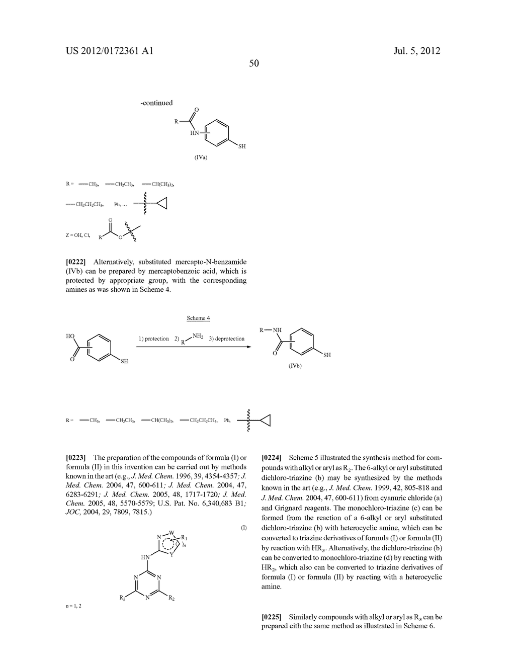 TRIAZINE DERIVATIVES AND THEIR THERAPEUTICAL APPLICATIONS - diagram, schematic, and image 51