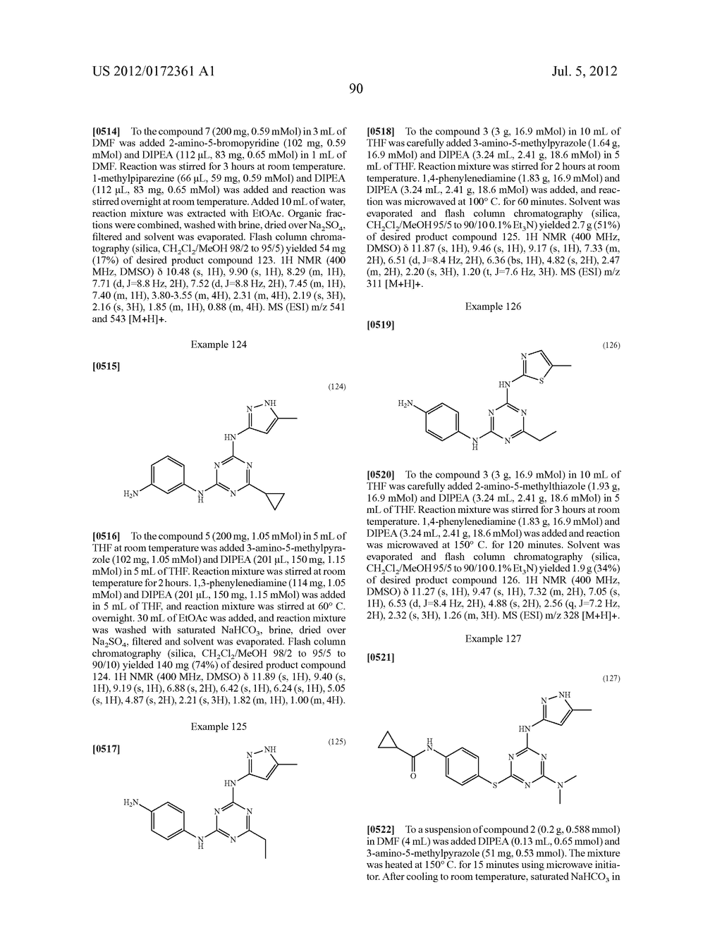 TRIAZINE DERIVATIVES AND THEIR THERAPEUTICAL APPLICATIONS - diagram, schematic, and image 91