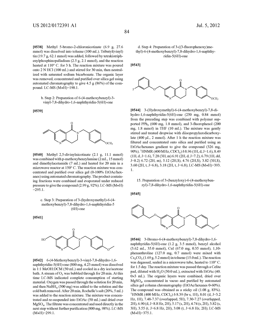 NAPHTHYRIDINONE ANALOGS AS MGLUR5 POSITIVE ALLOSTERIC MODULATORS - diagram, schematic, and image 89