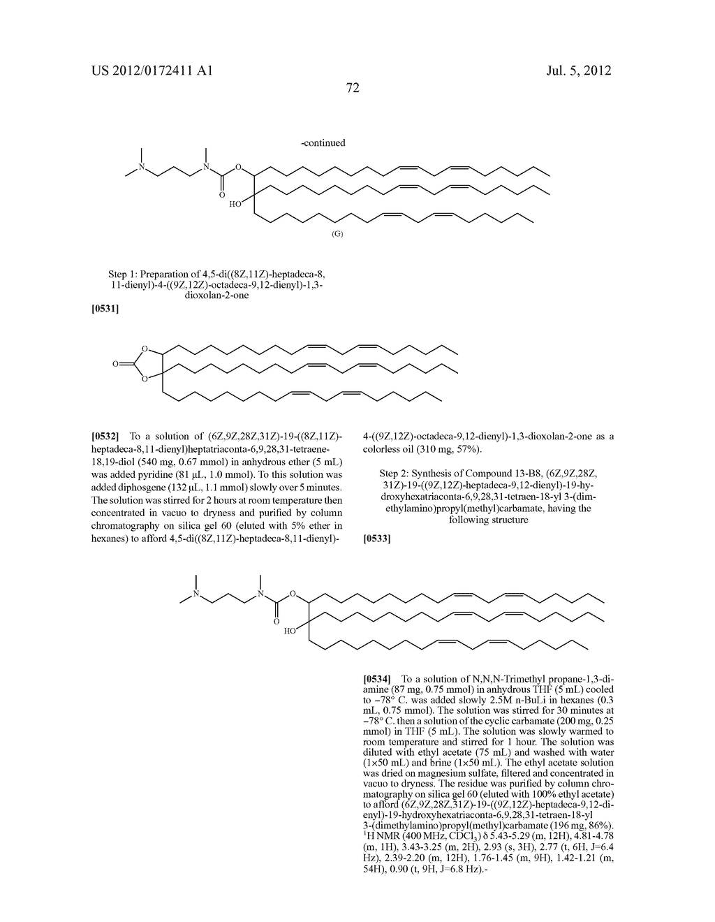 NOVEL TRIALKYL CATIONIC LIPIDS AND METHODS OF USE THEREOF - diagram, schematic, and image 74