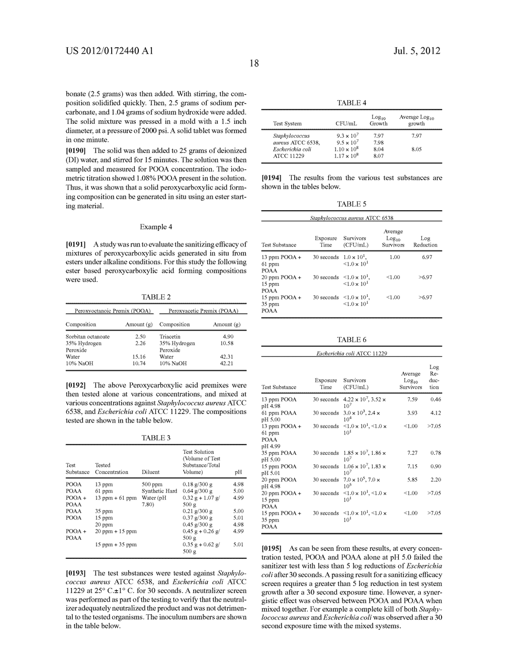 IN SITU GENERATION OF PEROXYCARBOXYLIC ACIDS AT ALKALINE pH, AND METHODS     OF USE THEREOF - diagram, schematic, and image 25