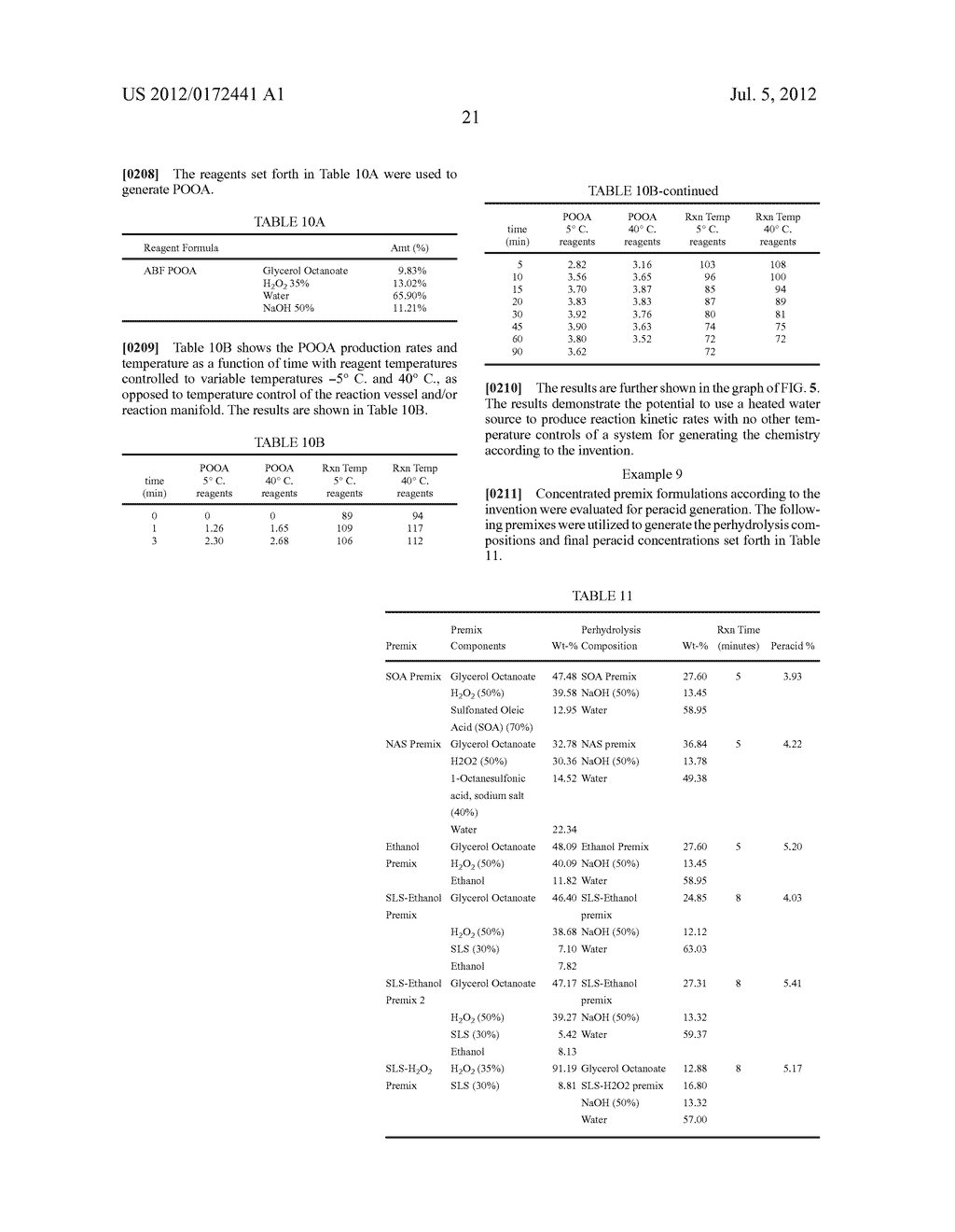 IN SITU GENERATION OF PEROXYCARBOXYLIC ACIDS AT ALKALINE pH, AND METHODS     OF USE THEREOF - diagram, schematic, and image 28