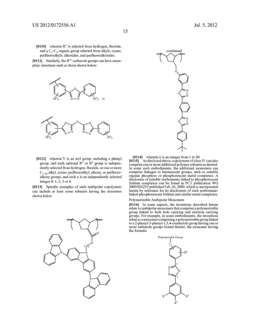 POLYMERIZABLE AMBIPOLAR HOSTS FOR PHOSPHORESCENT GUEST EMITTERS - diagram, schematic, and image 37