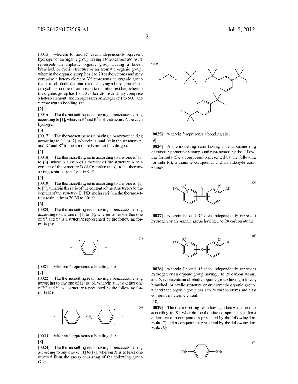 THERMOSETTING RESIN HAVING BENZOXAZINE RING AND METHOD FOR PRODUCING THE     SAME - diagram, schematic, and image 10