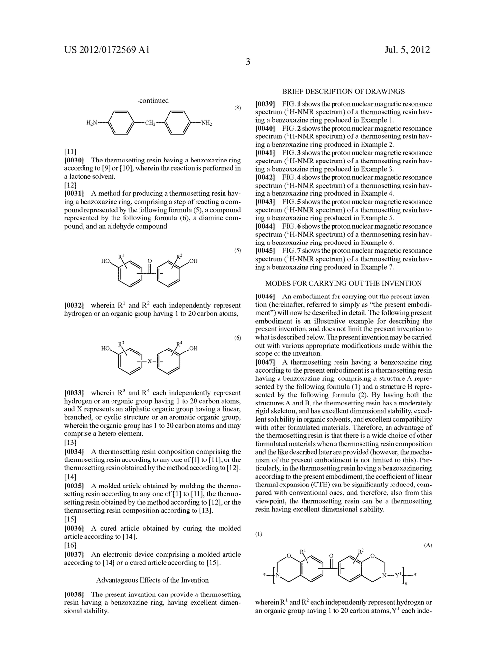 THERMOSETTING RESIN HAVING BENZOXAZINE RING AND METHOD FOR PRODUCING THE     SAME - diagram, schematic, and image 11