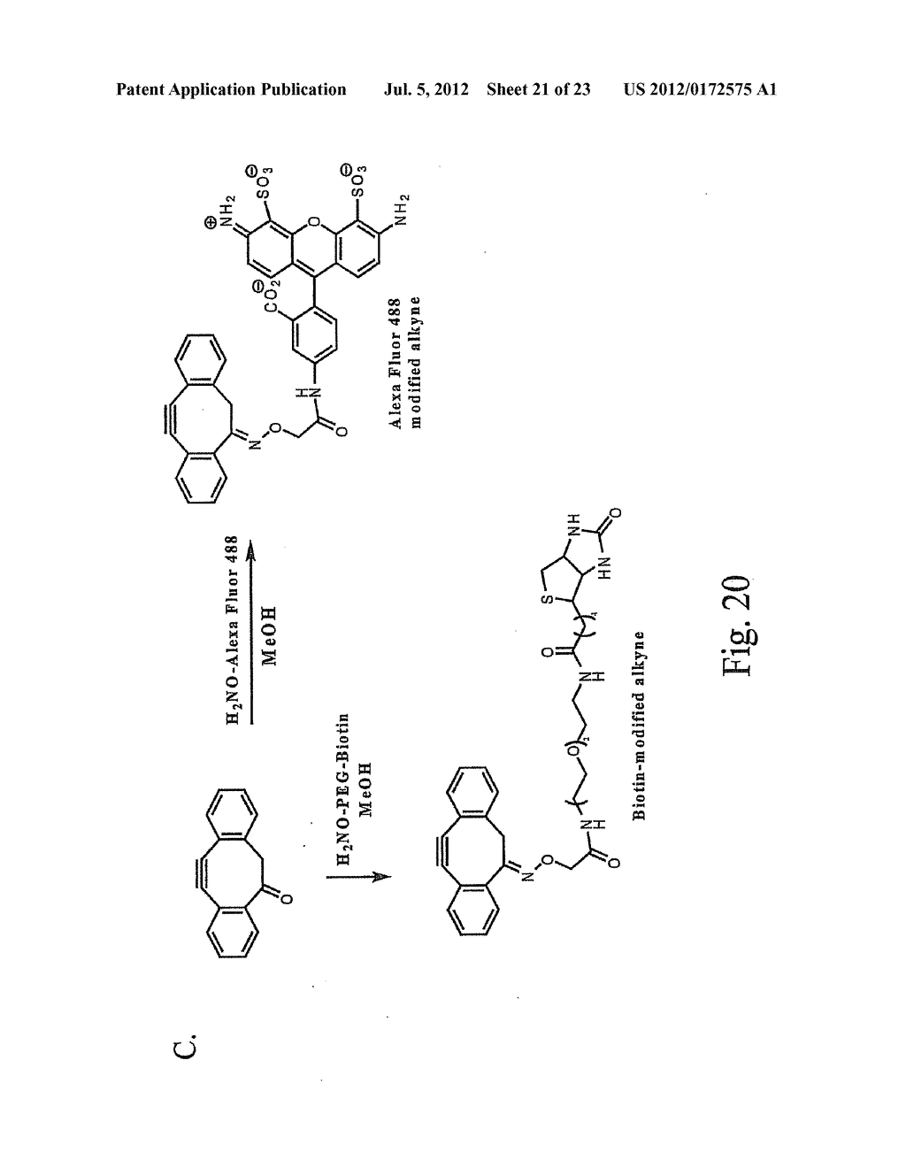 ALKYNES AND METHODS OF REACTING ALKYNES WITH 1,3-DIPOLE-FUNCTIONAL     COMPOUNDS - diagram, schematic, and image 22