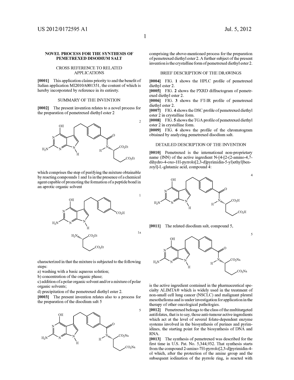 NOVEL PROCESS FOR THE SYNTHESIS OF PEMETREXED DISODIUM SALT - diagram, schematic, and image 08