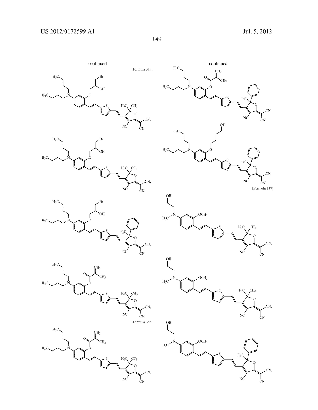 SECOND-ORDER NONLINEAR OPTICAL COMPOUND AND NONLINEAR OPTICAL ELEMENT     COMPRISING THE SAME - diagram, schematic, and image 151