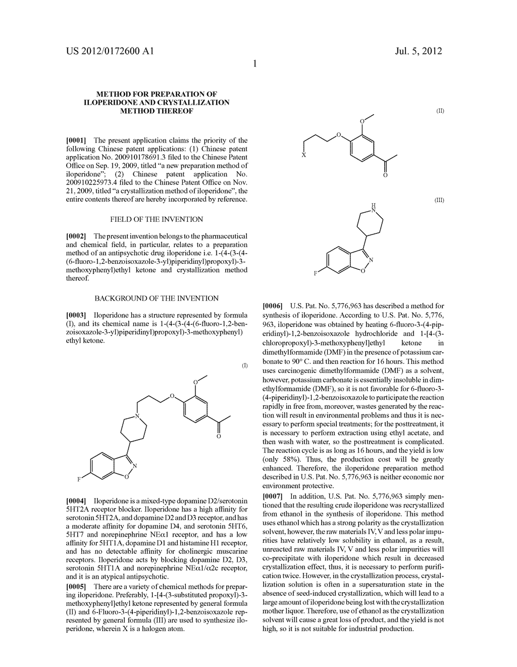 METHOD FOR PREPARATION OF ILOPERIDONE AND CRYSTALLIZATION METHOD THEREOF - diagram, schematic, and image 02