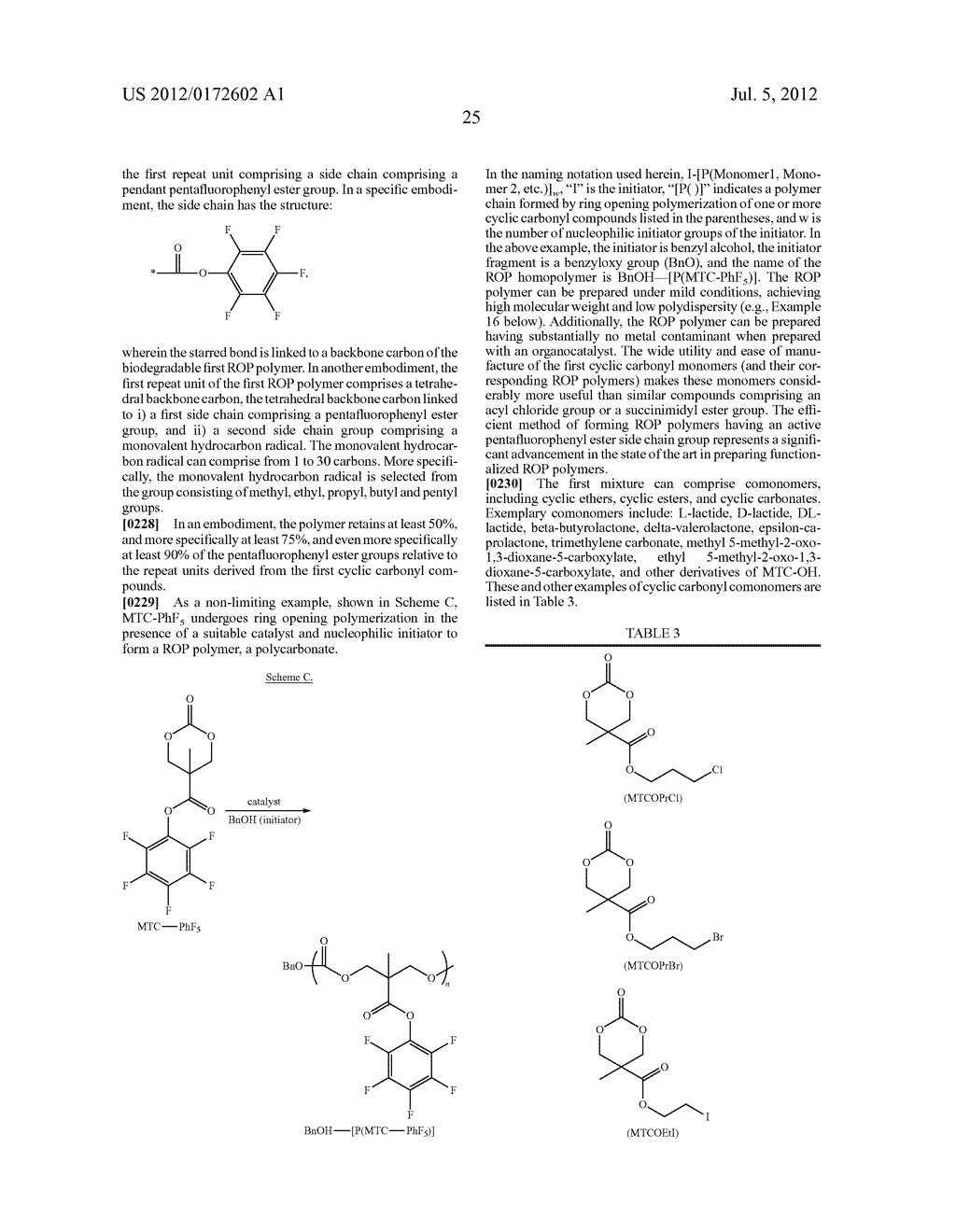 POLYMERS BEARING PENDANT PENTAFLUOROPHENYL ESTER GROUPS, AND METHODS OF     SYNTHESIS AND FUNCTIONALIZATION THEREOF - diagram, schematic, and image 40