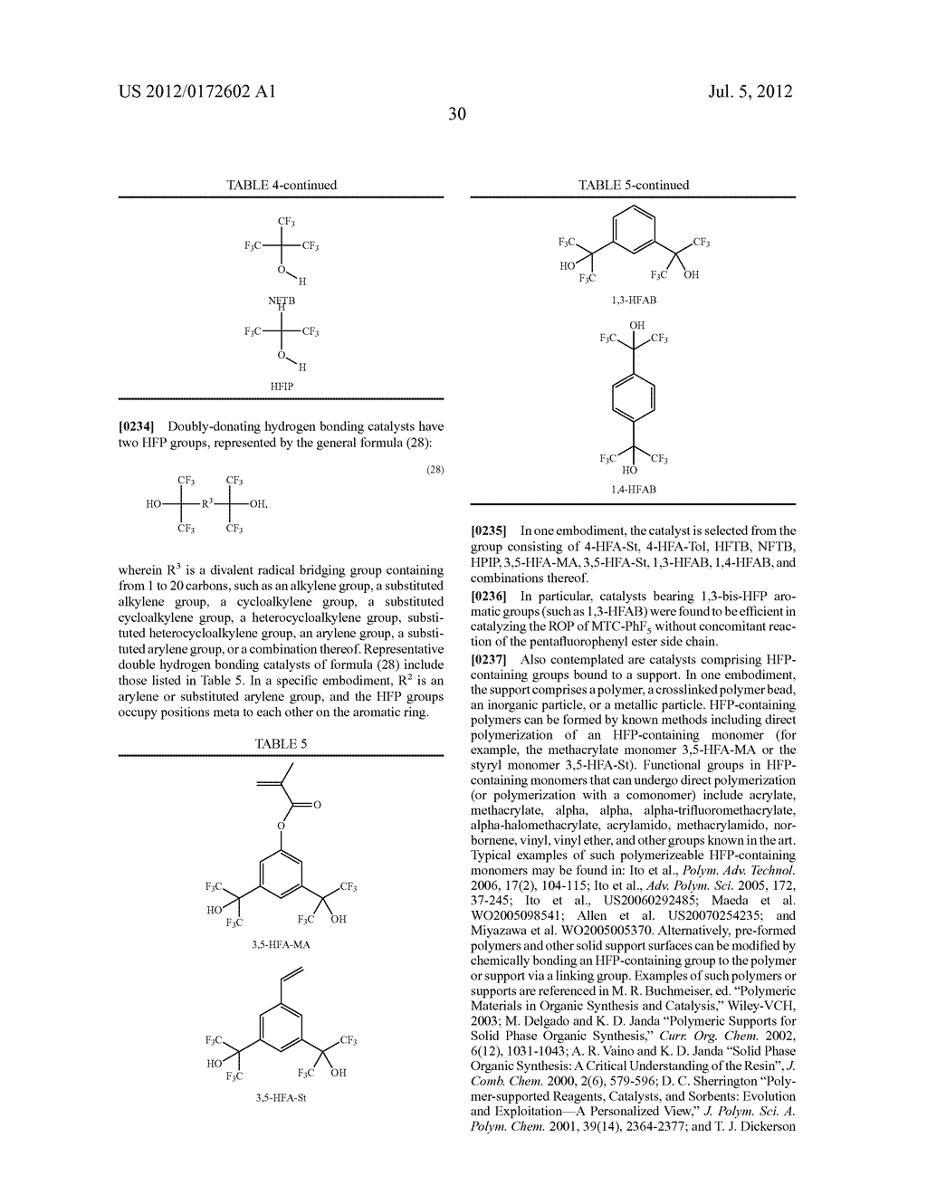 POLYMERS BEARING PENDANT PENTAFLUOROPHENYL ESTER GROUPS, AND METHODS OF     SYNTHESIS AND FUNCTIONALIZATION THEREOF - diagram, schematic, and image 45