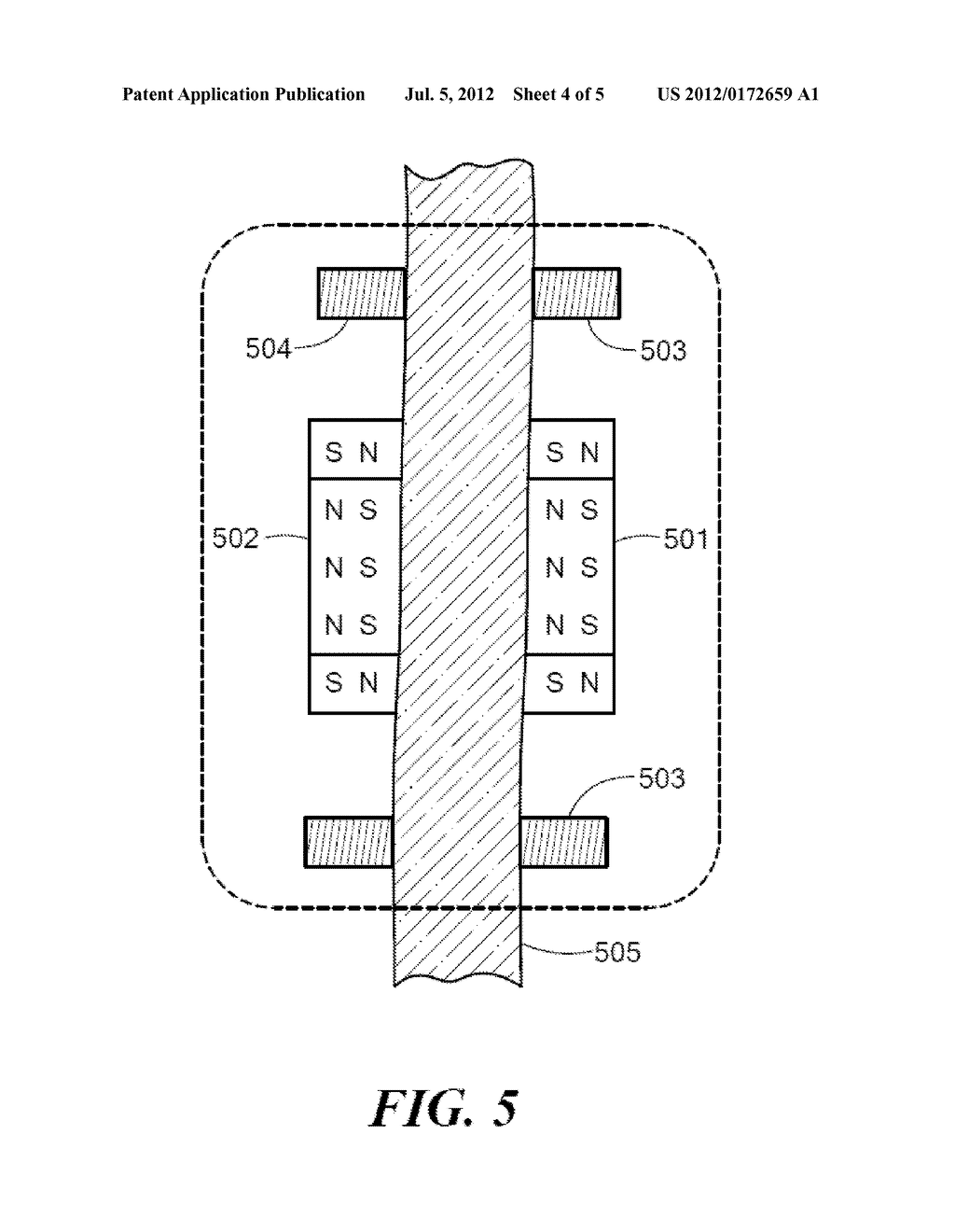 Magnetic Attachment System for Implantable Device - diagram, schematic, and image 05