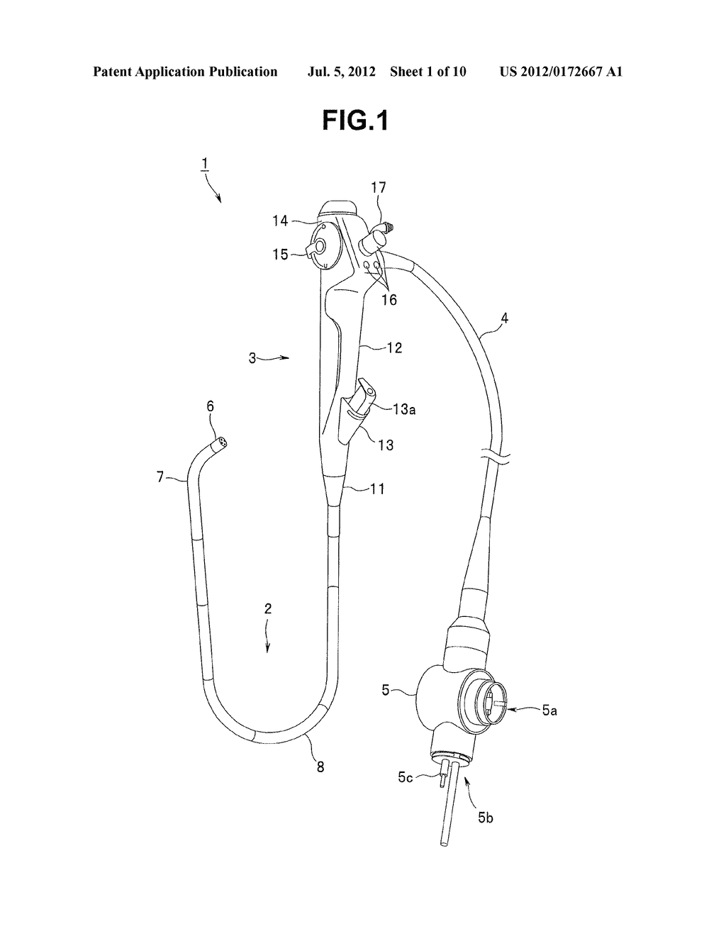 ENDOSCOPE TUBE AND ENDOSCOPE APPARATUS - diagram, schematic, and image 02