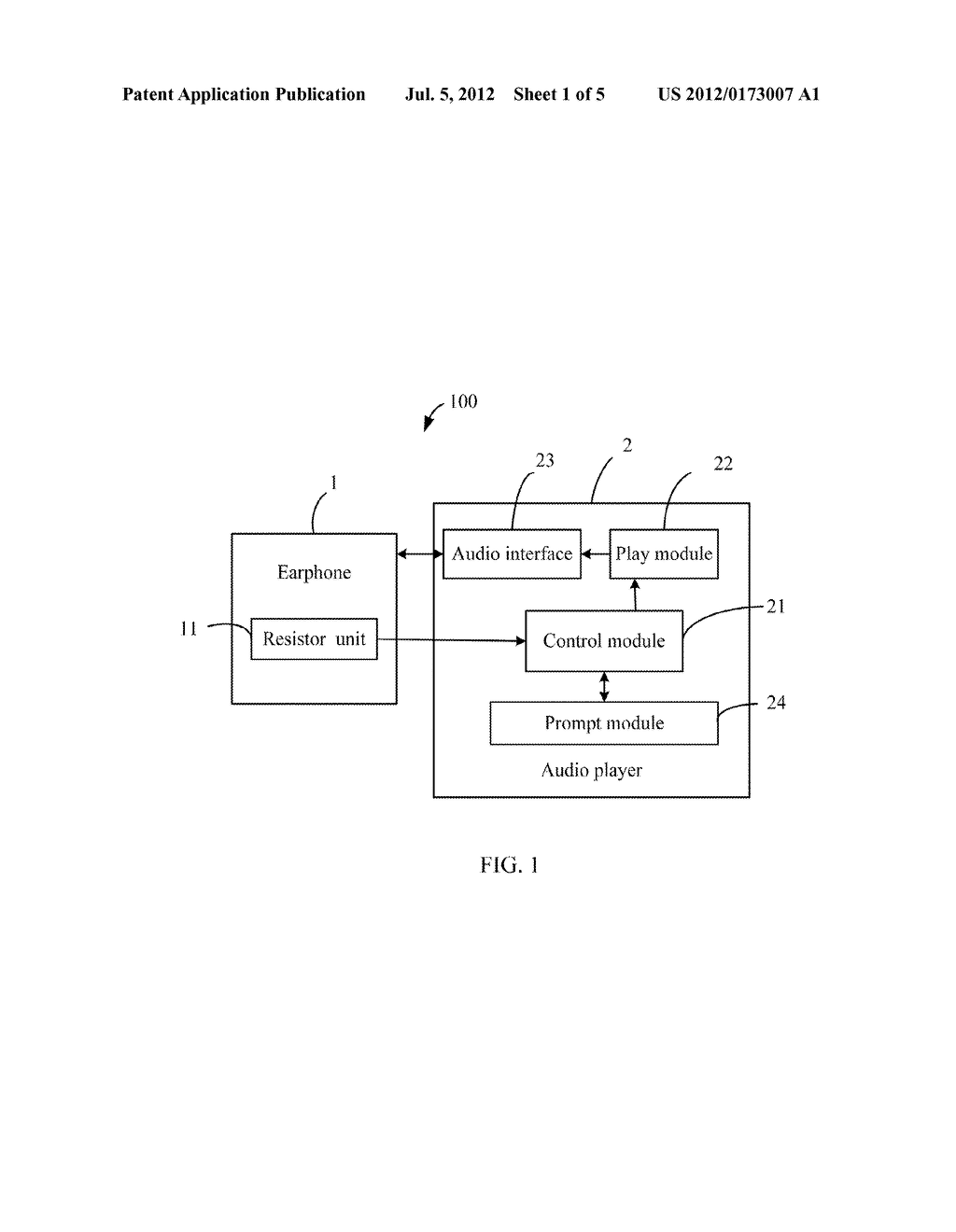 AUDIO PLAYER, AUDIO PLAYER SYSTEM, AND METHOD FOR TURNING OFF AUDIO PLAYER - diagram, schematic, and image 02