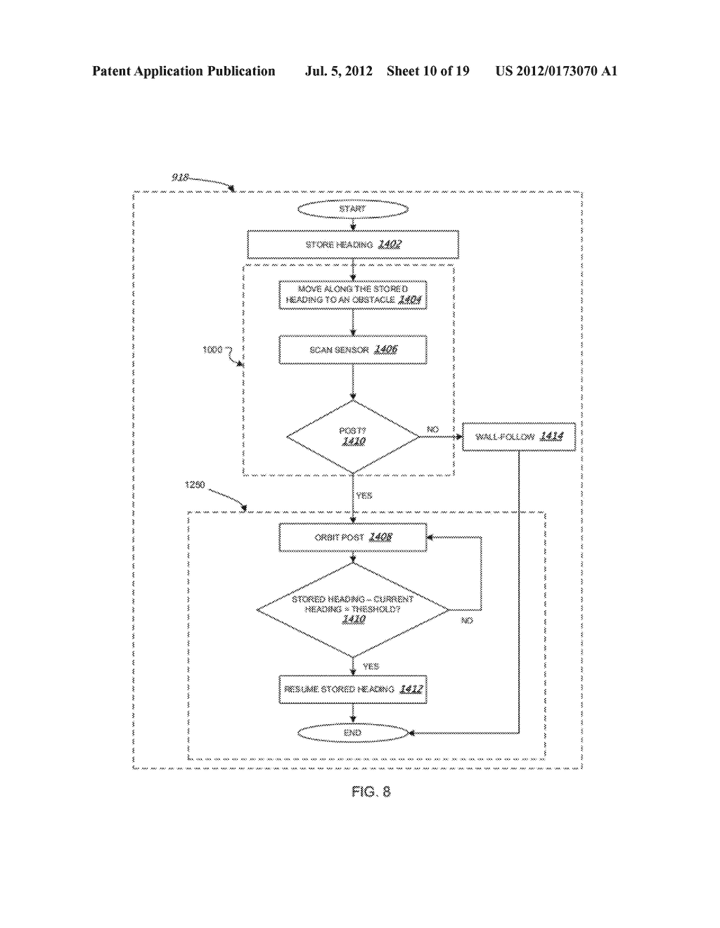 COVERAGE ROBOT NAVIGATING - diagram, schematic, and image 11