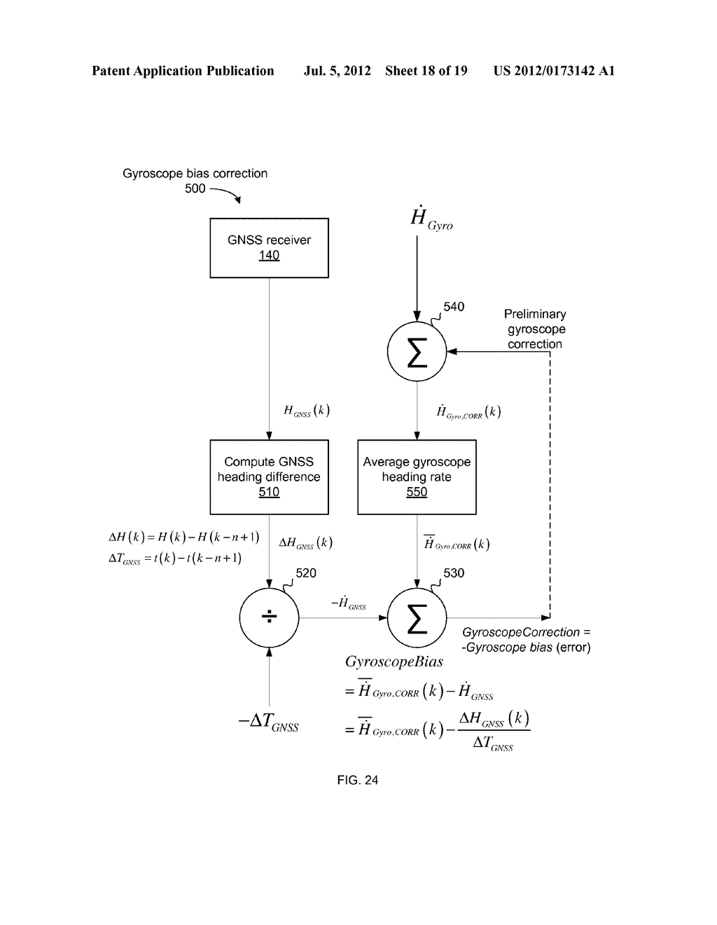 INERTIAL SENSOR AIDED HEADING AND POSITIONING FOR GNSS VEHICLE NAVIGATION - diagram, schematic, and image 19