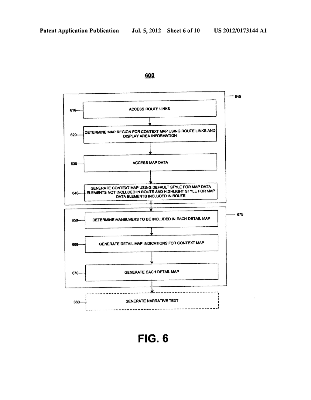 PRESENTING A TRAVEL ROUTE IN A GROUND-BASED VEHICLE - diagram, schematic, and image 07