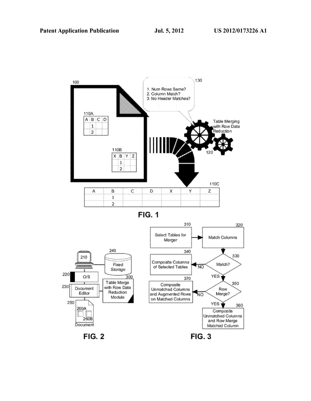 TABLE MERGING WITH ROW DATA REDUCTION - diagram, schematic, and image 02