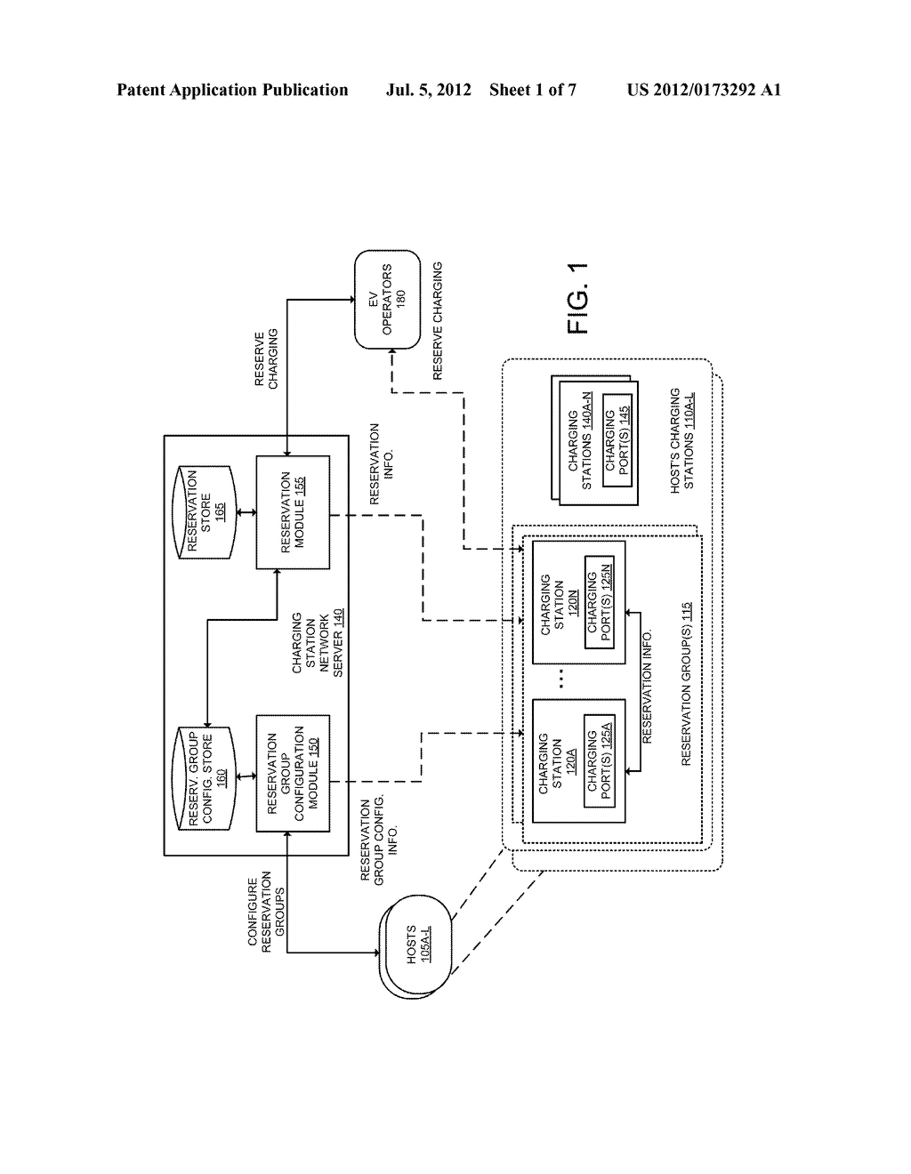 RESERVABLE ELECTRIC VEHICLE CHARGING GROUPS - diagram, schematic, and image 02