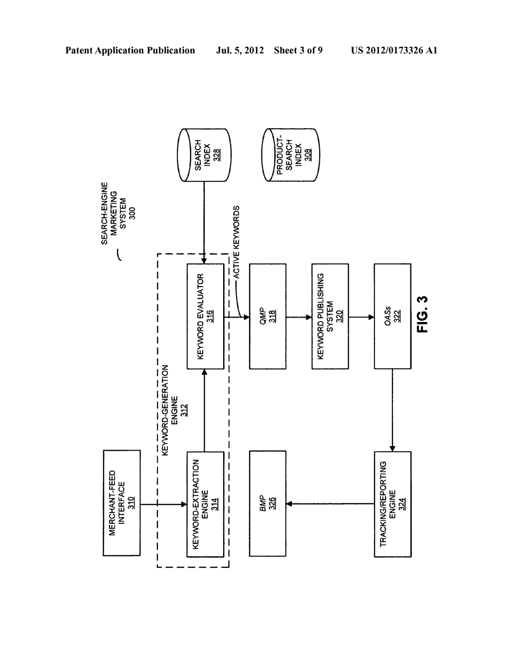 Keyword bid management in an online advertising system - diagram, schematic, and image 04