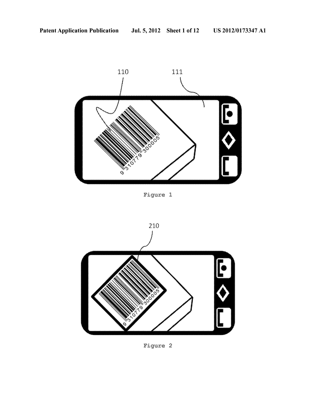 Automatic System and Method for Tracking and Decoding Barcode by Means of     Portable Devices having Digital Cameras - diagram, schematic, and image 02