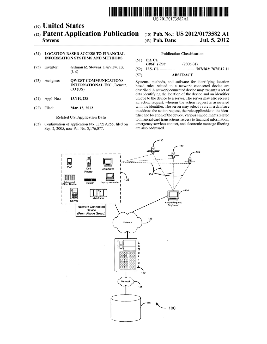 Location based access to financial information systems and methods - diagram, schematic, and image 01