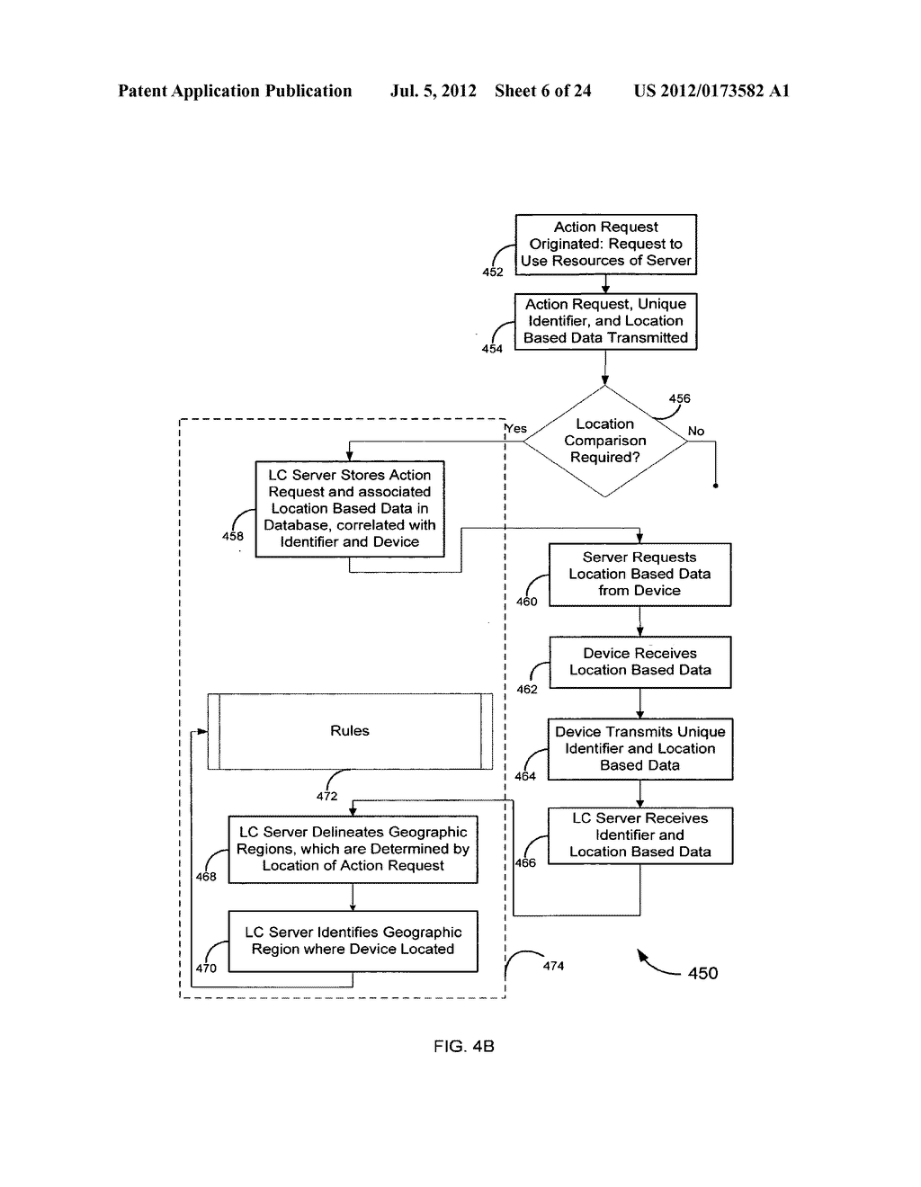 Location based access to financial information systems and methods - diagram, schematic, and image 07